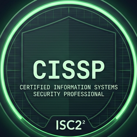 CISSP (Certified Information Systems Security Professional) credential badge issued by ISC2
