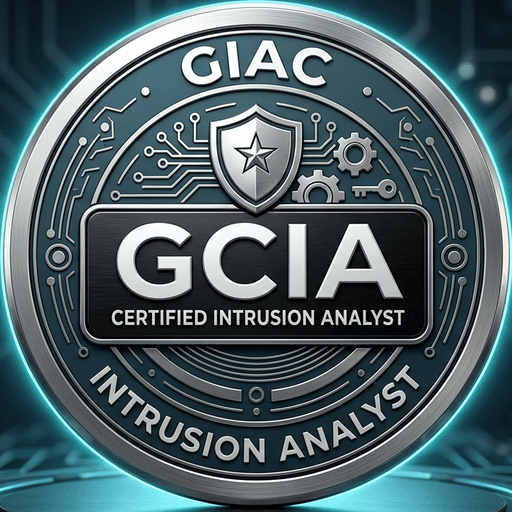 GCIA (GIAC Certified Intrusion Analyst) credential badge issued by GIAC
